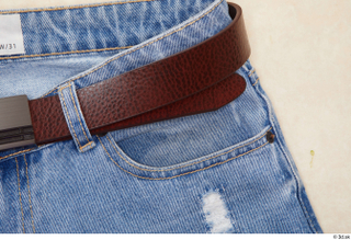 Clothes  231 belt blue jeans trousers 0003.jpg